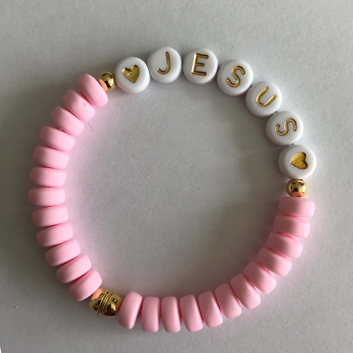 Kit bracelet perles en verre rose et prune - Un grand marché
